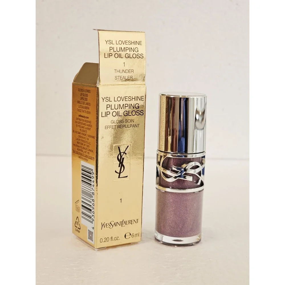 Yves Saint Laurent Loveshine Plumping Lip Oil Gloss shade 1 Thunder Sealer